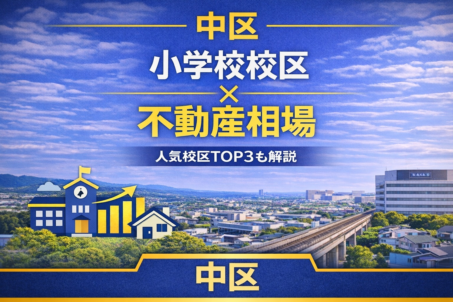 中区の校区と不動産相場
