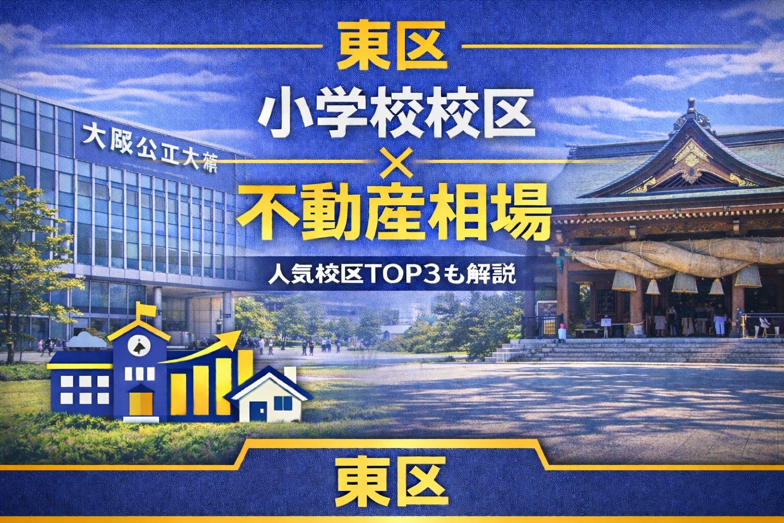 東区の校区と不動産相場