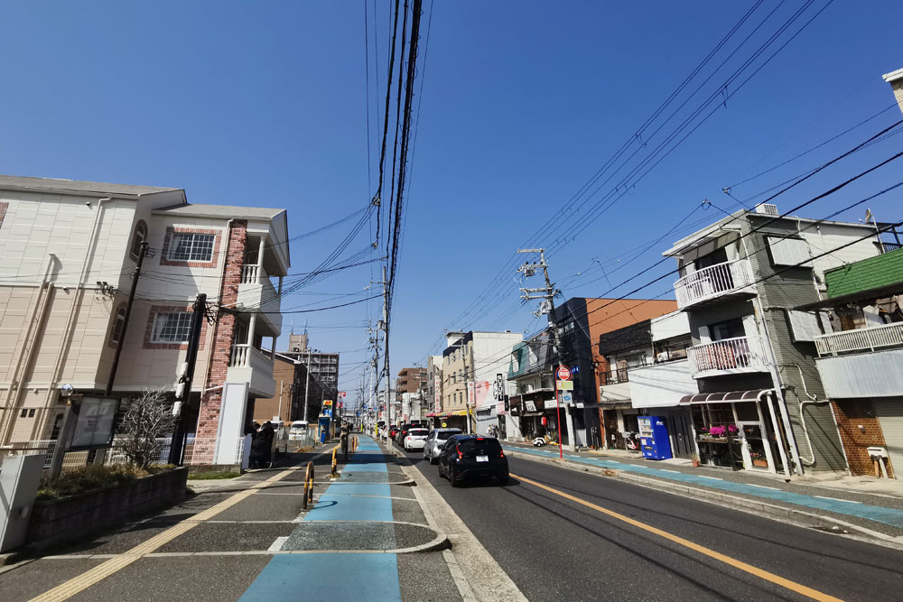 大阪府道187号大堀堺線 通学路の交通環境