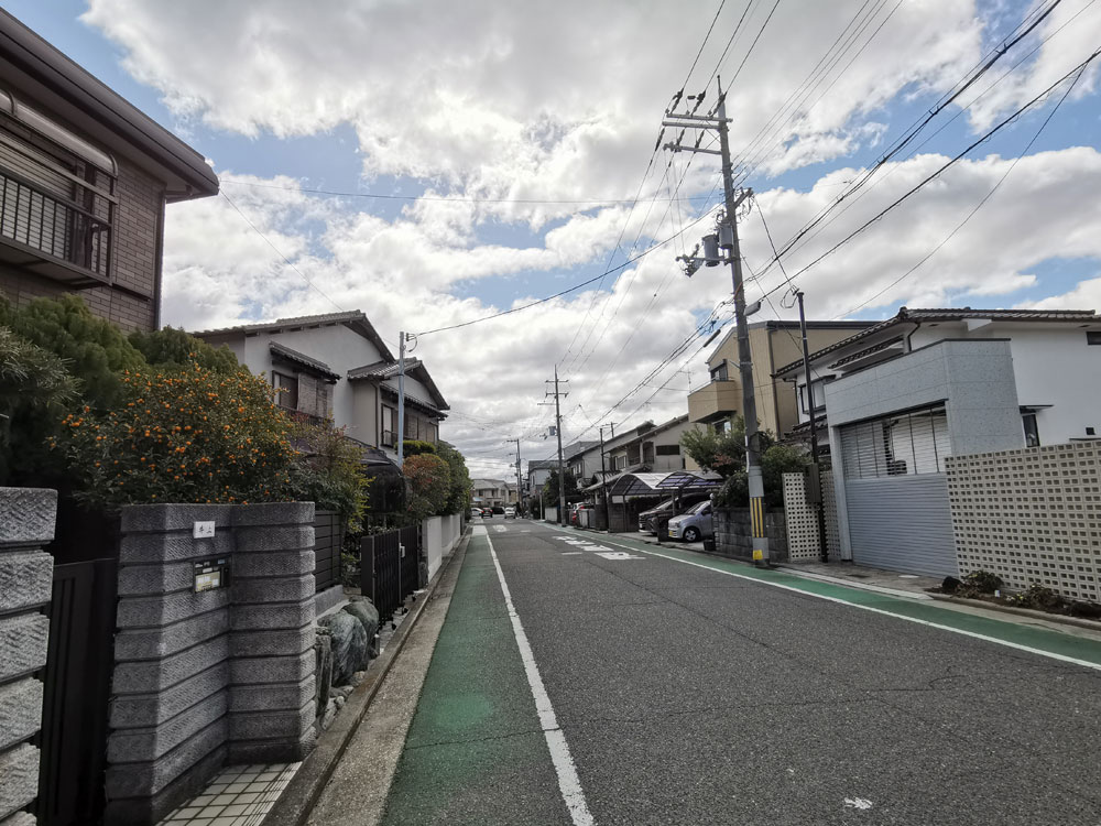 金岡小学校区の住宅街