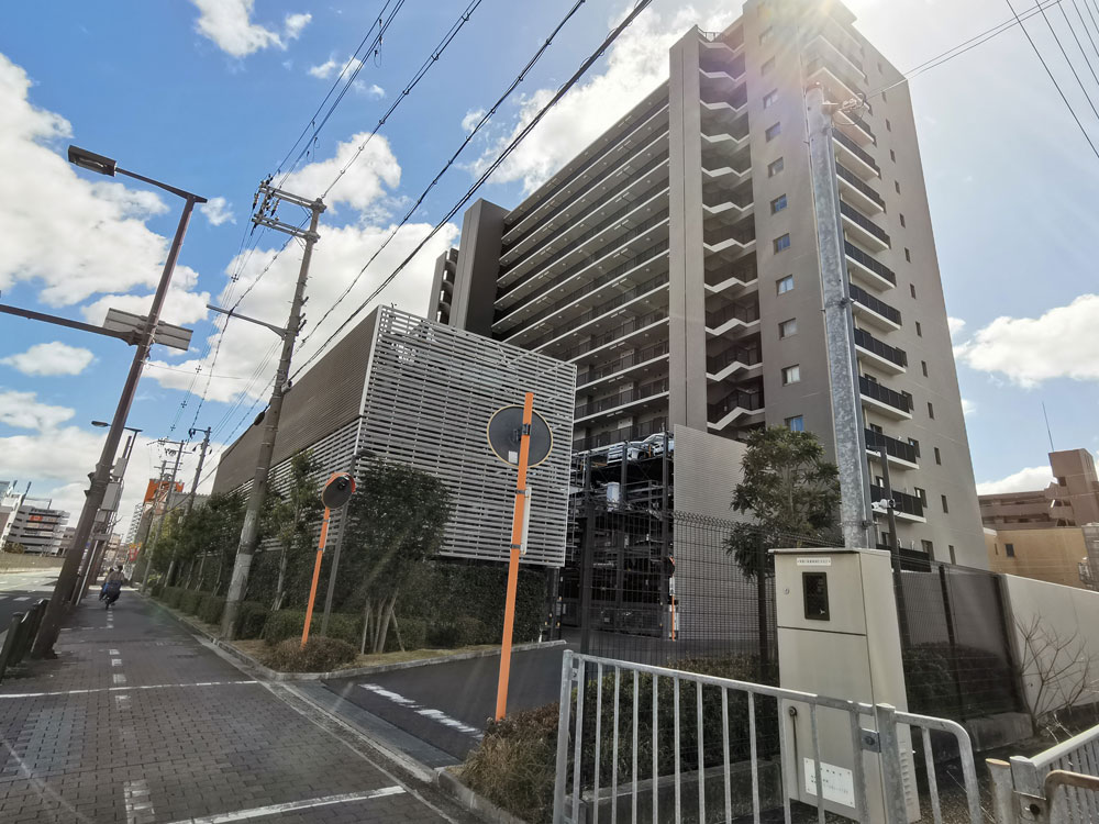 金岡小学校区のマンション街
