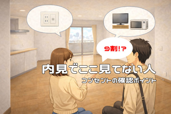 内見のコンセントチェック