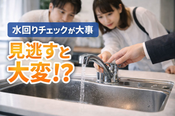 内見の水回りチェック