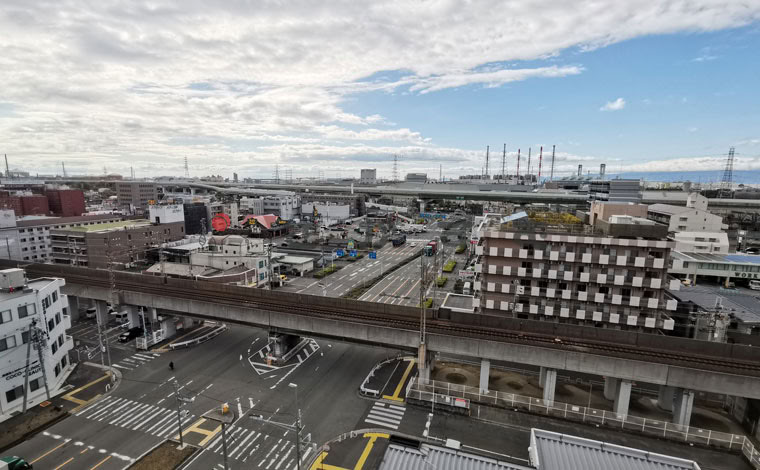 ベランダからの風景